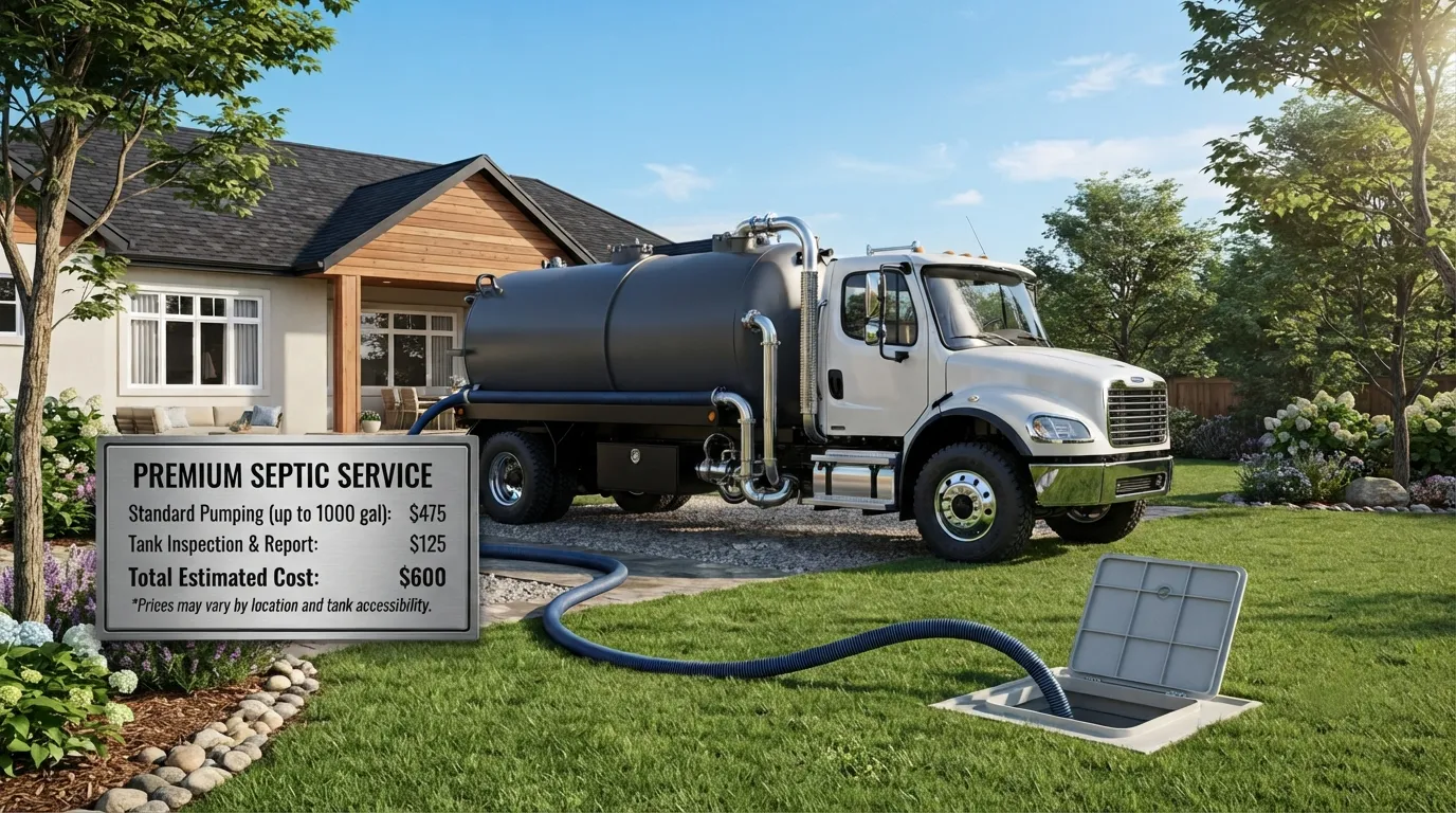 Septic Tank Pumping Cost in Bloomington, IN